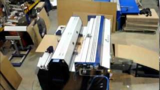 Corrugated Box making Maltese Cross  One Piece Folder OPF in corrugated board [upl. by Kihtrak607]