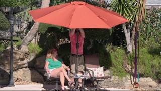 ATLeisure 9 Solar Umbrella with Color Morphing on QVC [upl. by Rotkiv]