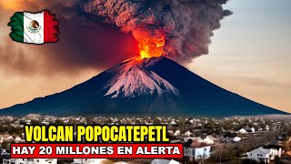 HACE INSTANTES EL VOLCÁN POPOCATEPETL EXPLOTA CIERRAN AEROPUERTOS ESTA CAYENDO CENIZAS CUIDADO [upl. by Aileda]