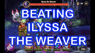 Hero Wars Beating Ilyssa the Weaver Level 110 [upl. by Zamora32]