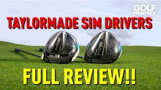 TAYLORMADE SIM DRIVERS  FULL REVIEW [upl. by Ateekan]