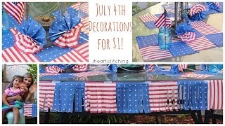 July 4th Decor for 1 [upl. by Asilanom474]