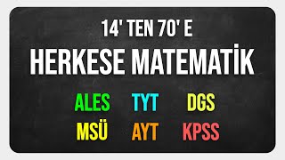 SIFIR veya DERECE Hedefli  Herkes için Temel Matematik Özeti  İLK100 [upl. by Imar249]