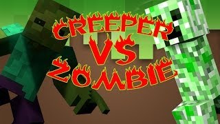 CREEPER VS ZOMBIE  ESPECIAL 1 MILLÓN  PARTE 2 [upl. by Rabbaj]