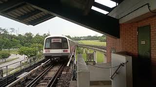 GTO Chopper🟥C151 Set 123124 departing Kranji MRT Station Marina South Pier Bound [upl. by Casper]