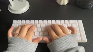 when your keyboard is creamy but the spacebar is… [upl. by Nywles]