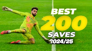 Best 200 Goalkeeper Saves 202425 HD  3 [upl. by Zeculon]