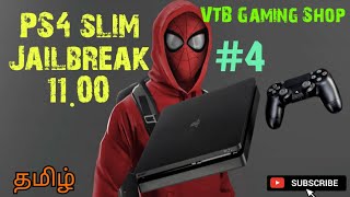 PS4 SLIM Jailbreak 1100 2024 தமிழில் playstation ps4 jailbreak vtbgamingshop games [upl. by Aihtekal]