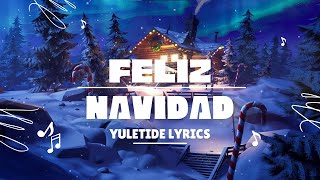 Feliz Navidad Lyrics  Christmas Song  Yuletide Music [upl. by Nedda]