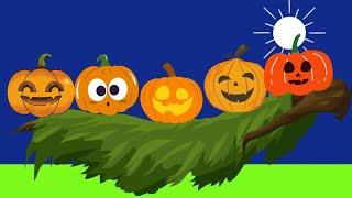 Five little Pumpkins jumping on the bed Cocomelon Songs and Nursery Rhymes ASfunlearn [upl. by Amaryllis488]