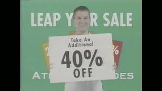 1996 Value City Department Store Leap Year Sale Commercial [upl. by Schonfeld240]