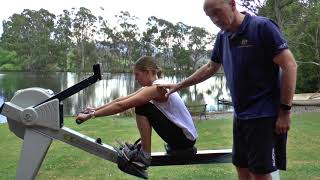 How to row on a rowing machine [upl. by Elcarim]