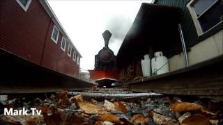 Steam train runs over a GoPro [upl. by Bobine976]