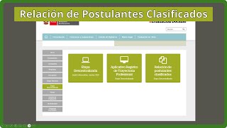 Relación de Postulantes Clasificados para la etapa Descentralizada nombramientodocente [upl. by Zippora]