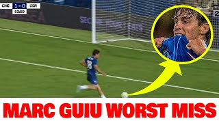 MARC GUIU MISSED GOAL  WORST ONE ON ONE MISS OF THE SEASON  FULL AI FOOTBALL HIGHLIGHTS [upl. by Acnalb]