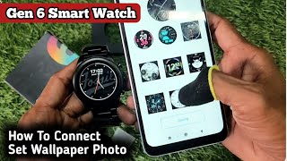 How To Connect Fossil Gen 6 Smart Watch  Set Wallpaper Photo Gen 6 Smart watch [upl. by Yedrahs]