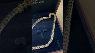 Daniel Jewelry Inc 18k Gold Cuban Link Chain amp Bracelet 10mm chain no lock12mm Bracelet sleek lock [upl. by Eart]