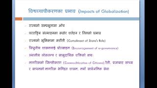 विश्वव्यापीकरण र विकास Globalization and Development [upl. by Anaihsat]