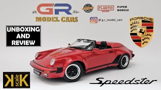 KKScale Porsche 911 930 Speedster Unboxing and Review  118 Scale  Diecast Model Car [upl. by Edia]