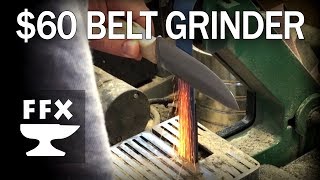 Review 60 Harbor Freight Belt Grinder 1x30 [upl. by Gregorio]