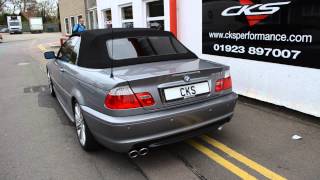 BMW E46 325i Cabriolet CKS Sport Exhaust [upl. by Avert]