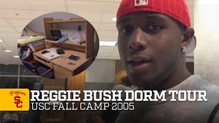 2005 USC Football Reggie Bush Dorm Tour Fall Camp 05 [upl. by Panaggio]