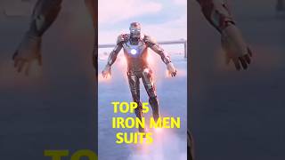 TOP 5 IRON MAN SUITS shortvideo viralshort youtubeshorts [upl. by Eivad]