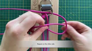 Double Setup with Biothane Adapter  Kosmetik 21  Tutorial for Beginners  Paracord Basics [upl. by Nnylassej558]