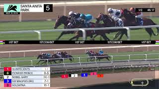 Pioneer Prince wins Race 5 on Sunday March 10 at Santa Anita Park [upl. by Aicitel]