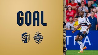 GOAL by Fafa Picault 902’  St Louis CITY SC vs Vancouver Whitecaps FC  July 13 2024 [upl. by Yrrac]