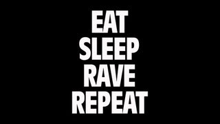 Fatboy Slim amp Riva Starr Ft Beardyman  Eat Sleep Rave Repeat Lyric Video [upl. by Bonny]