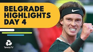 Djokovic Meets Kecmanovic Rublev Fognini amp More Feature  Belgrade 2022 Highlights Day 4 [upl. by O'Hara198]