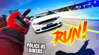 Police VS Bikers Cops Chases Motorcycle  Best Compilation 2024 [upl. by Cherice]