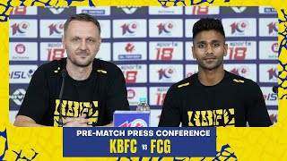 KBFC vs FCG  ISL 10  PreMatch Press Conference  Kerala Blasters [upl. by Tnecnivleahcim]