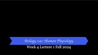 Cypress Biol 241 Fall 2024  Week 4 Lecture 1 [upl. by Adyht]