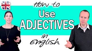 How to Use Adjectives in English  English Grammar Course [upl. by Klusek812]