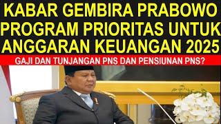 Breaking news untuk PNS dan pensiunan PNS pidato Presiden Prabowo untuk anggaran keuangan tahun 2025 [upl. by Leseil]