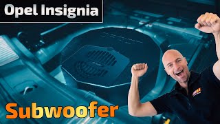 Opel Insignia A  Subwoofer versteckt einbauen  Option Drive10BRA [upl. by Nylirek]