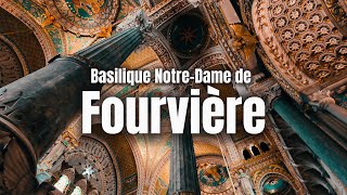 Basilique NotreDame de Fourvière Interior Tour 4k  Lyon France [upl. by Elvina]