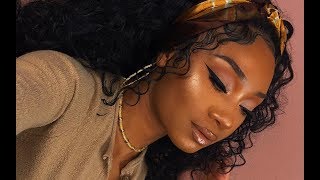 Soft Glam Makeup Look  Dermablend Illuminating Banana Powder  MakeupTiffanyJ [upl. by Allisurd]