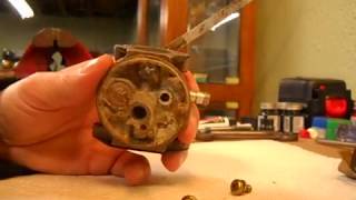 Tecumseh carburetor rebuild Part 1 [upl. by Nalra758]