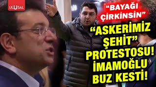 quotPKK sizi tükürüğüyle boğarquot diyen Zeydanla buluşan İmamoğluna protesto [upl. by Baumann]