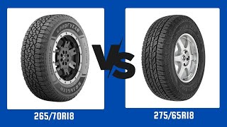 Tire Size 26570R18 vs 27565R18 [upl. by Ahscrop980]