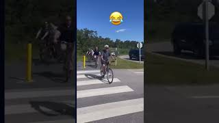 Joe Biden falling off his bike 😂 [upl. by Lokcin]