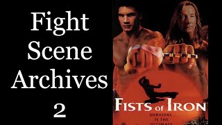 Sam Jones fight scene archives2 quotFist of Ironquot 1995 Marshall R Teague Matthias Hues [upl. by Amoeji490]