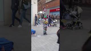 Old man singing in liverpool town centre [upl. by Ahk370]