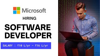 Software Engineer Job at Microsoft Bangalore  Upto ₹16 Lakhs Salary  Apply Now jobs internship [upl. by Sulrac125]