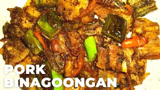 PORK BINAGOONGAN  Best Binagoongang Baboy Recipe [upl. by Kerstin]