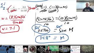 FM 20 31  32 SINE LAW Homework Questions [upl. by Sibyls]