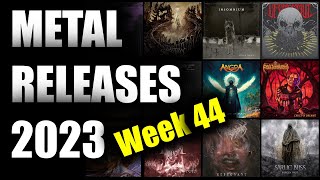 New Metal amp Hard Rock releases 2023 – Week 44 30th October  5th November 2023 [upl. by Anehsak]